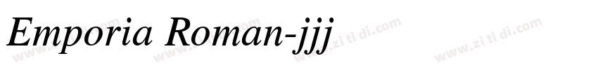 Emporia Roman字体转换